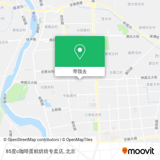 85度c咖啡蛋糕烘焙专卖店地图