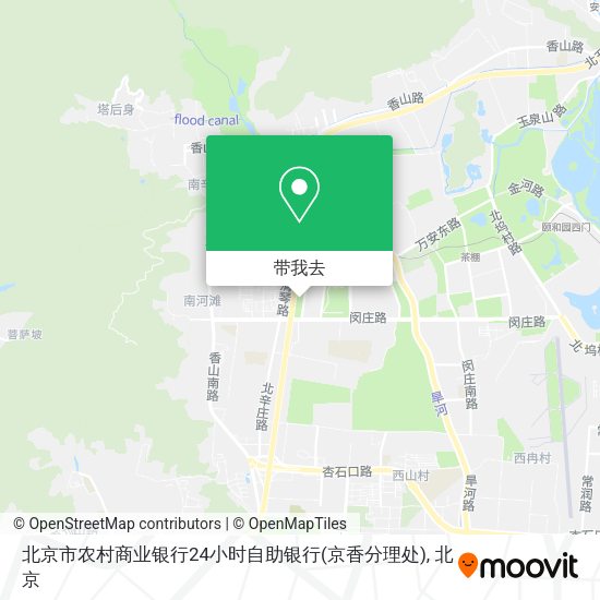 北京市农村商业银行24小时自助银行(京香分理处)地图