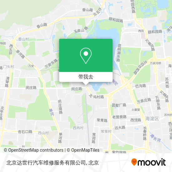 北京达世行汽车维修服务有限公司地图