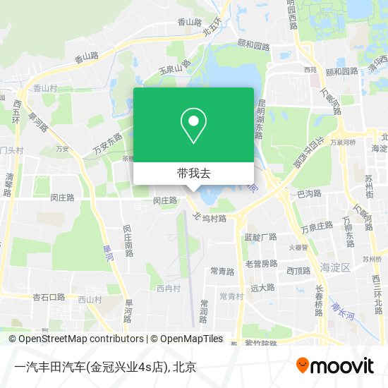 一汽丰田汽车(金冠兴业4s店)地图