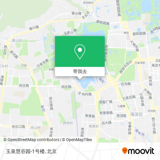 玉泉慧谷园-1号楼地图