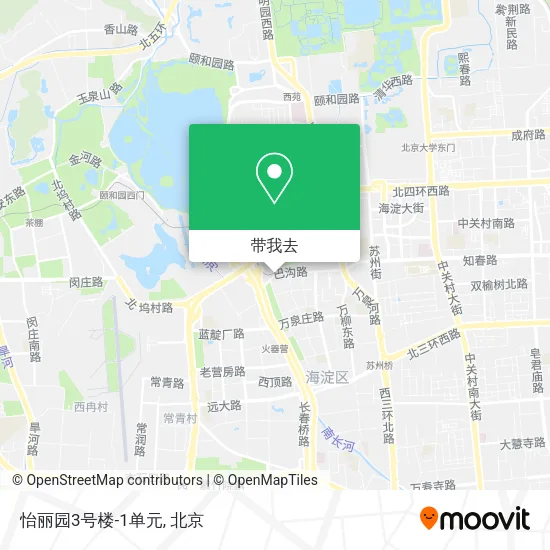 怡丽园3号楼-1单元地图