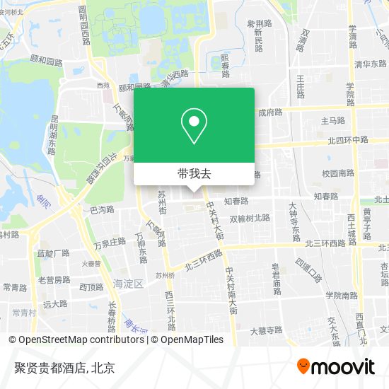 聚贤贵都酒店地图