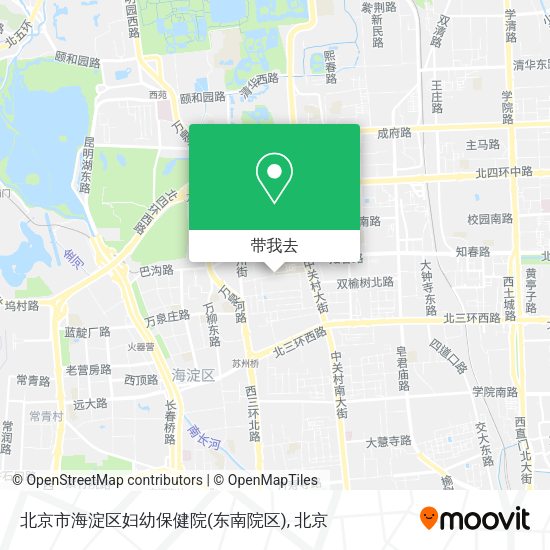 北京市海淀区妇幼保健院(东南院区)地图