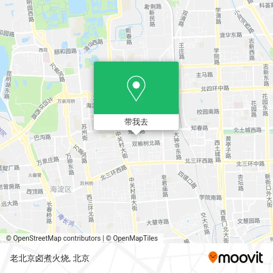 老北京卤煮火烧地图