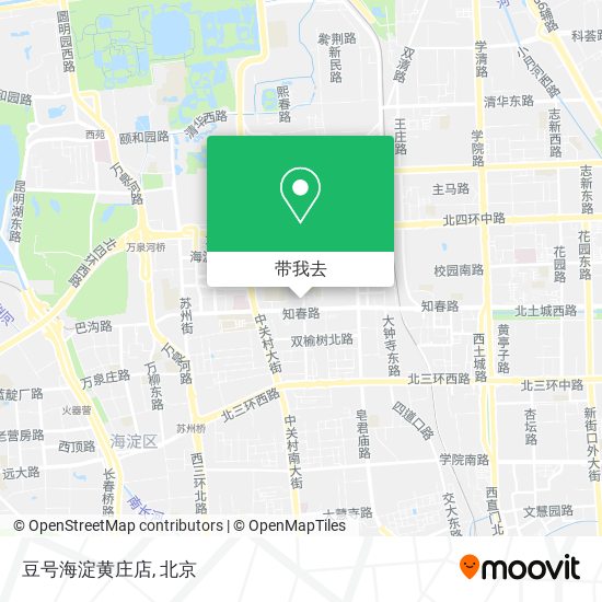 豆号海淀黄庄店地图