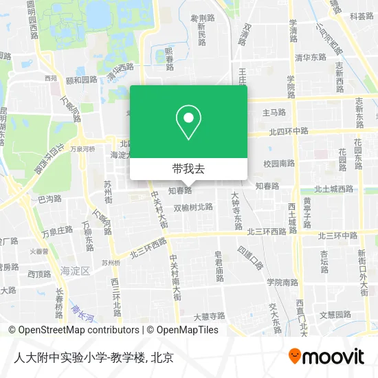 人大附中实验小学-教学楼地图