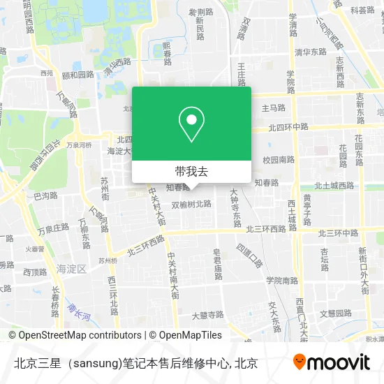 北京三星（sansung)笔记本售后维修中心地图