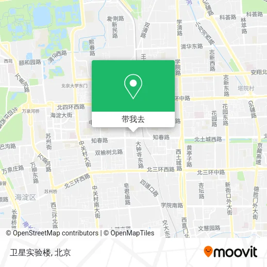 卫星实验楼地图