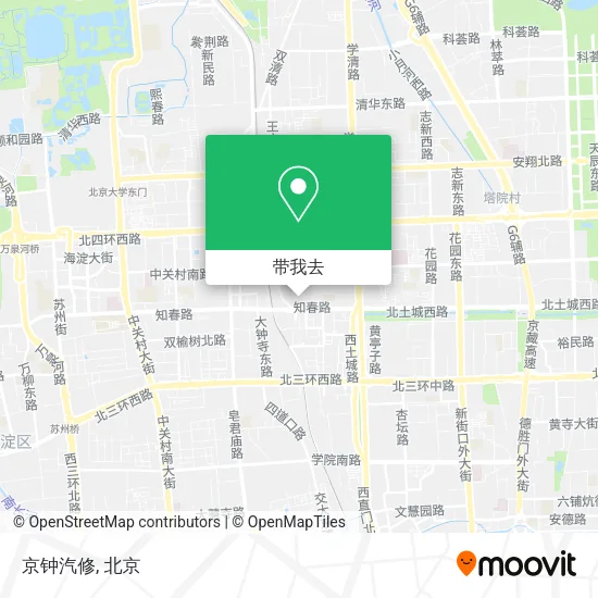 京钟汽修地图