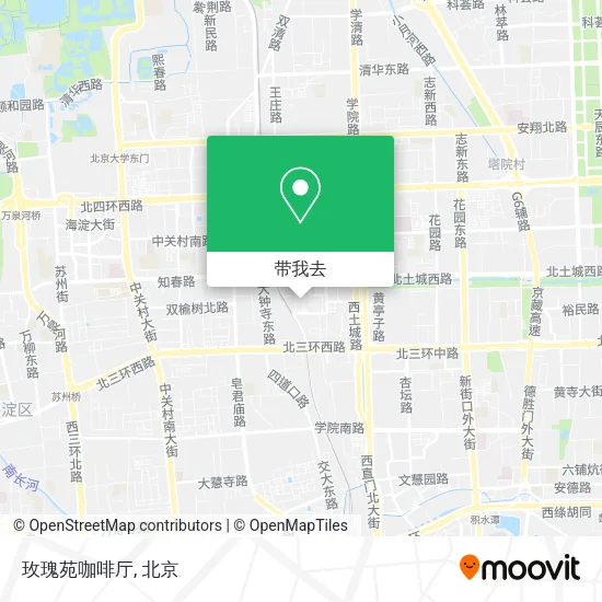 玫瑰苑咖啡厅地图