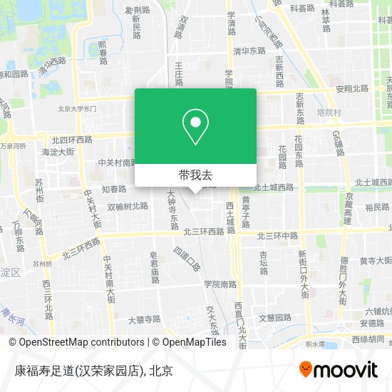 康福寿足道(汉荣家园店)地图