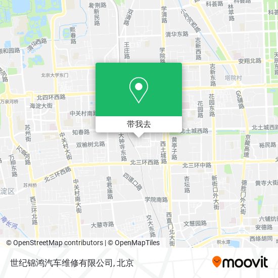 世纪锦鸿汽车维修有限公司地图