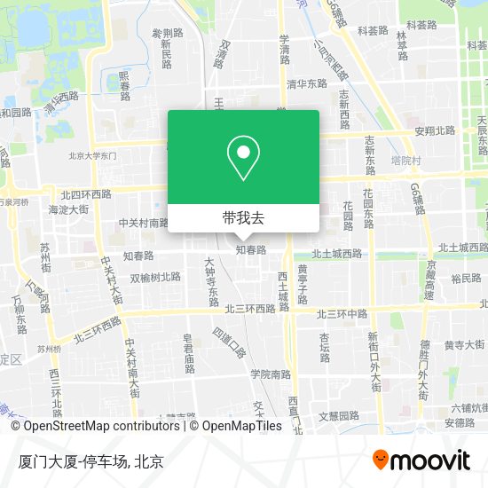 厦门大厦-停车场地图