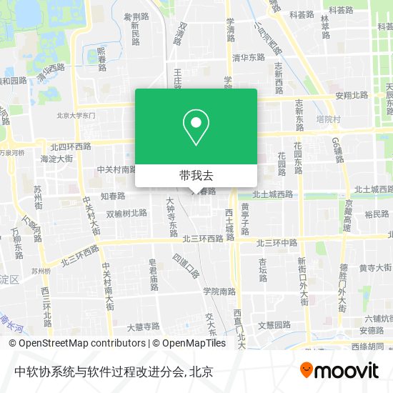 中软协系统与软件过程改进分会地图