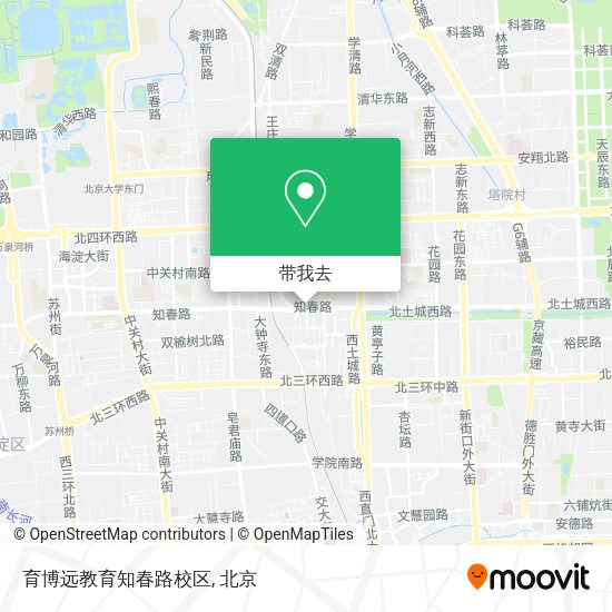 育博远教育知春路校区地图