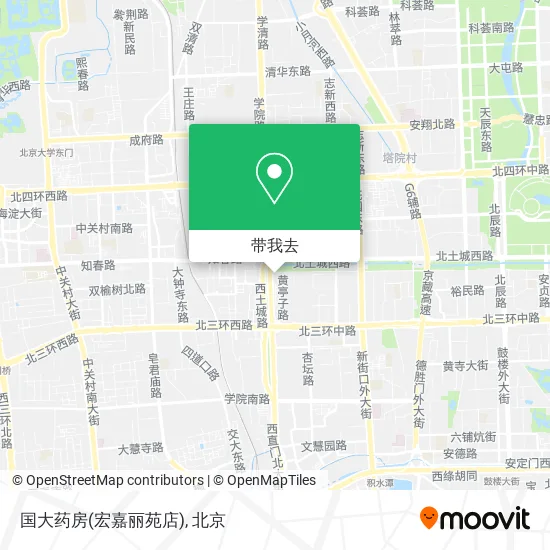 国大药房(宏嘉丽苑店)地图