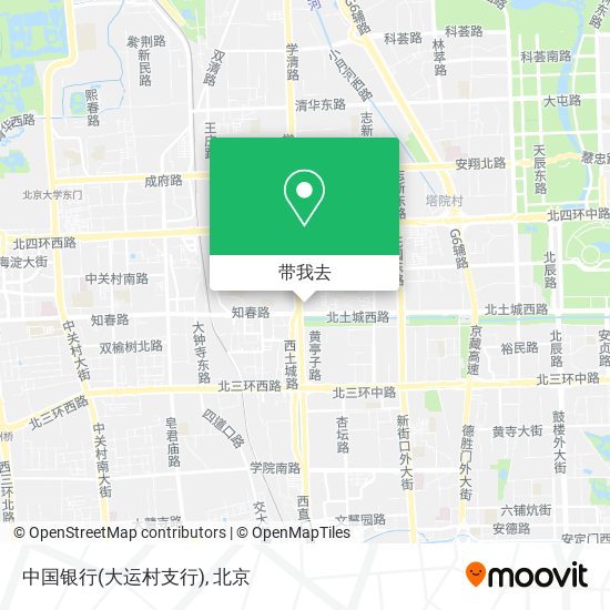 中国银行(大运村支行)地图