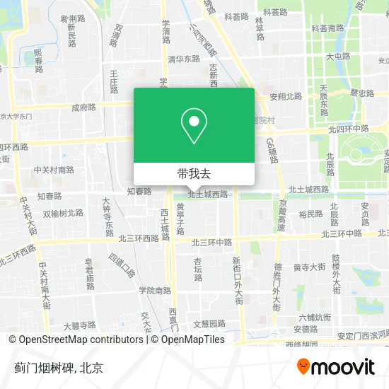 蓟门烟树碑地图