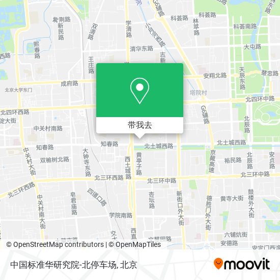 中国标准华研究院-北停车场地图