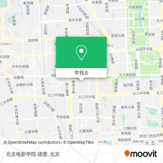 北京电影学院-团委地图