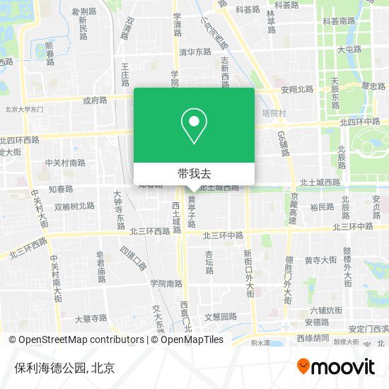 保利海德公园地图