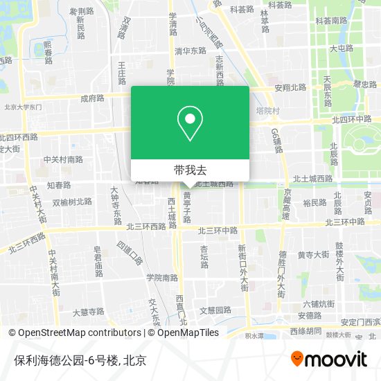 保利海德公园-6号楼地图