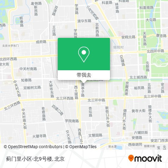 蓟门里小区-北9号楼地图