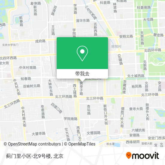 蓟门里小区-北9号楼地图