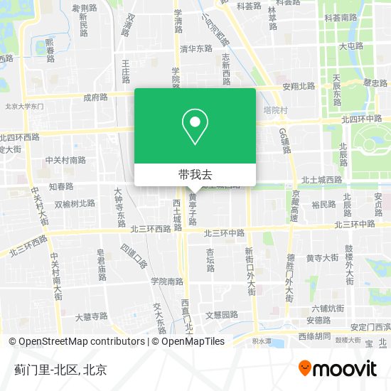 蓟门里-北区地图