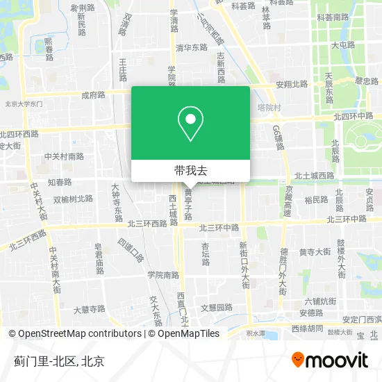 蓟门里-北区地图