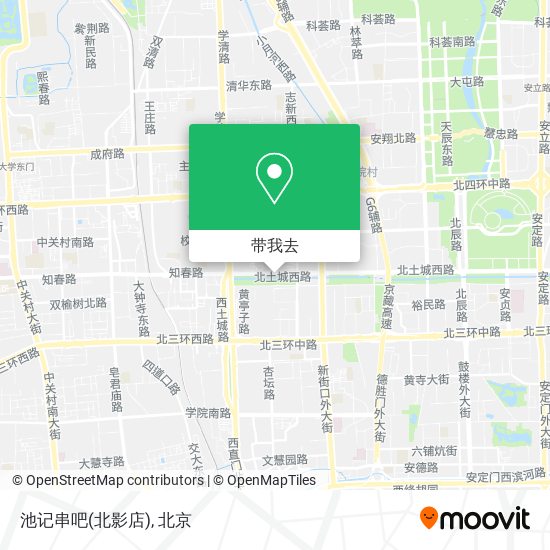 池记串吧(北影店)地图