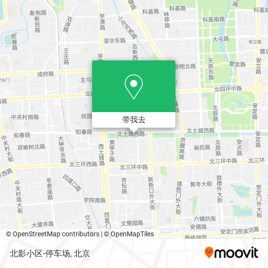 北影小区-停车场地图
