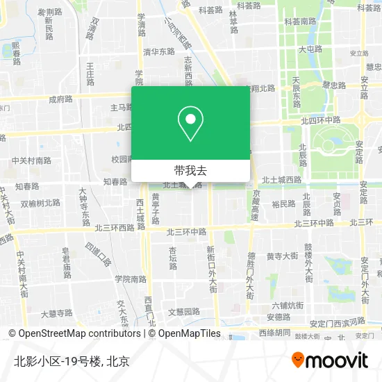 北影小区-19号楼地图