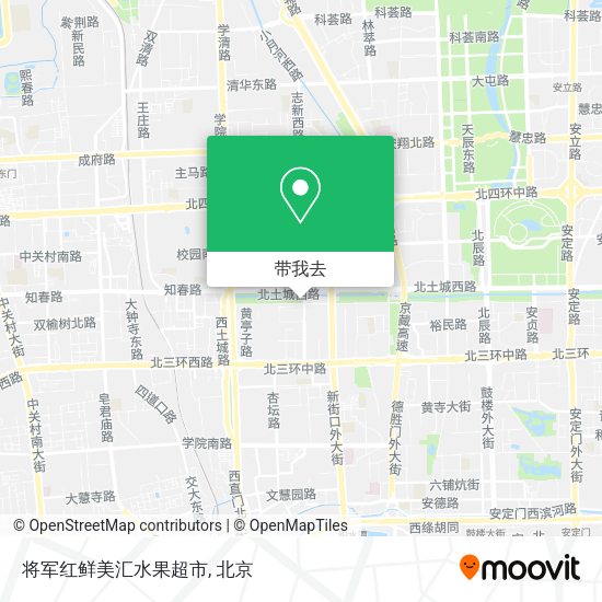 将军红鲜美汇水果超市地图