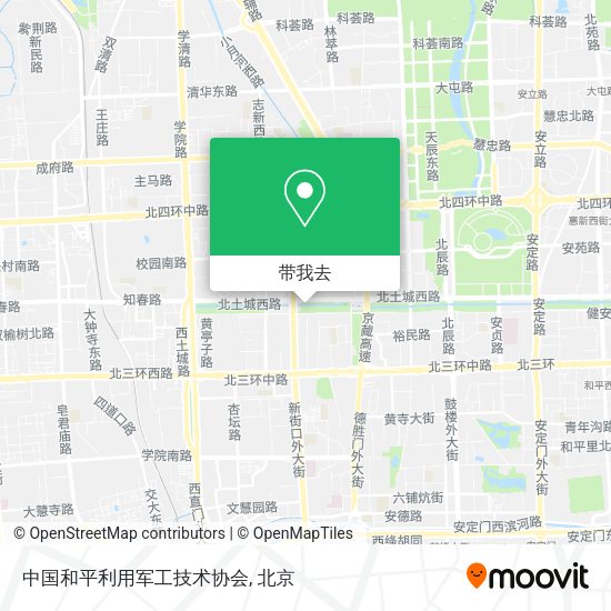 中国和平利用军工技术协会地图