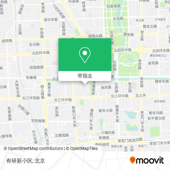 有研新小区地图