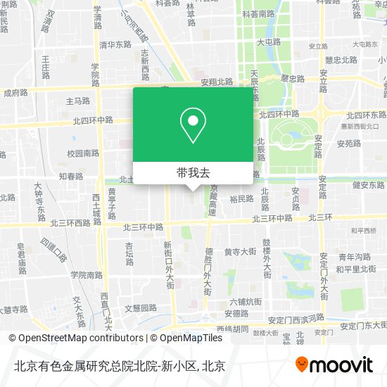 北京有色金属研究总院北院-新小区地图
