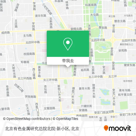 北京有色金属研究总院北院-新小区地图