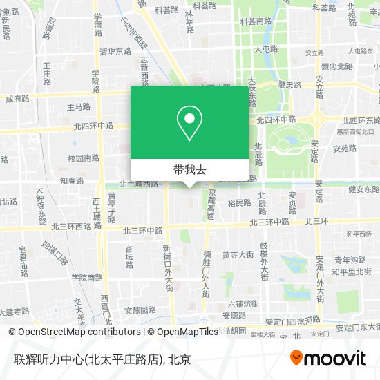 联辉听力中心(北太平庄路店)地图