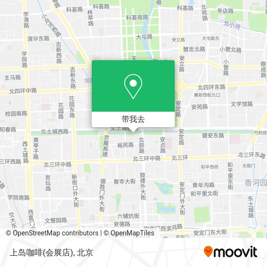 上岛咖啡(会展店)地图