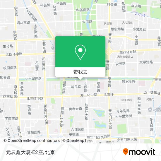 元辰鑫大厦-E2座地图