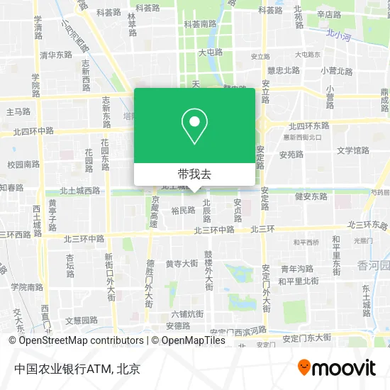 中国农业银行ATM地图