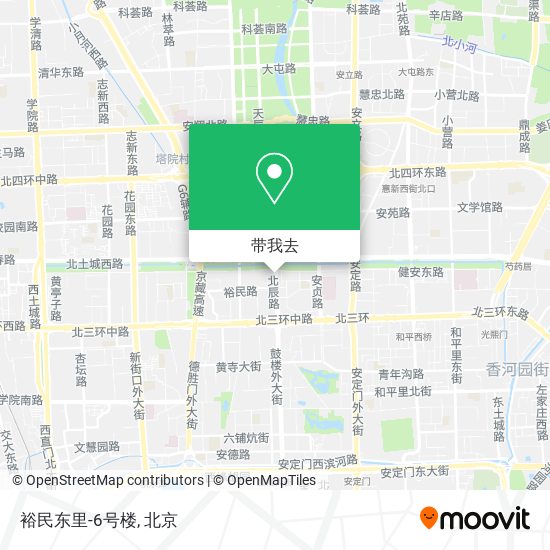 裕民东里-6号楼地图