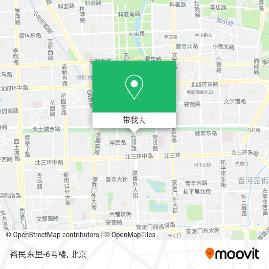 裕民东里-6号楼地图