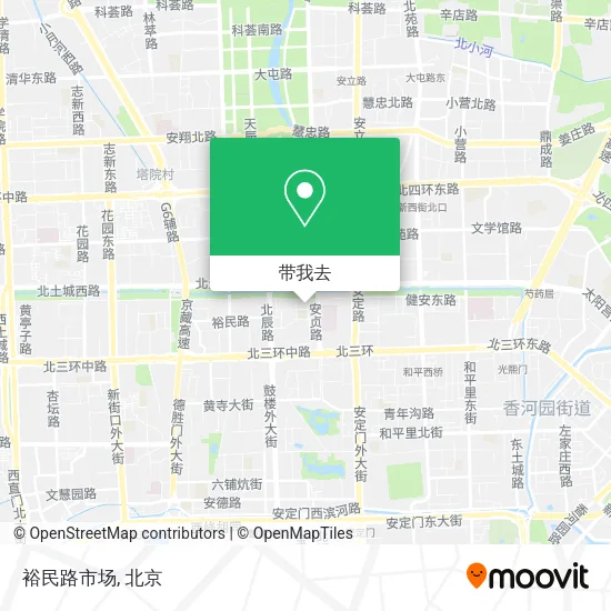 裕民路市场地图