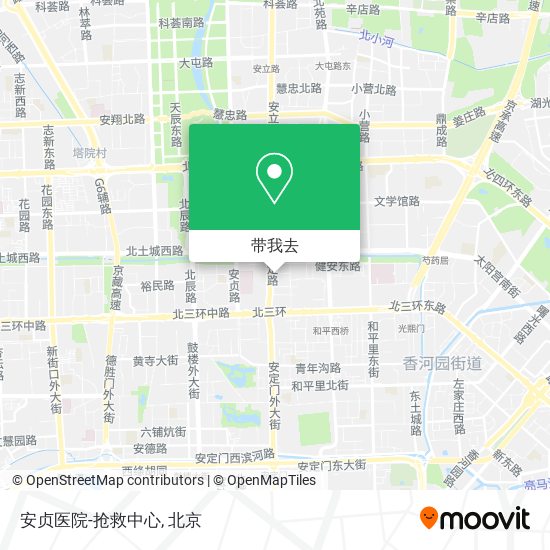 安贞医院-抢救中心地图