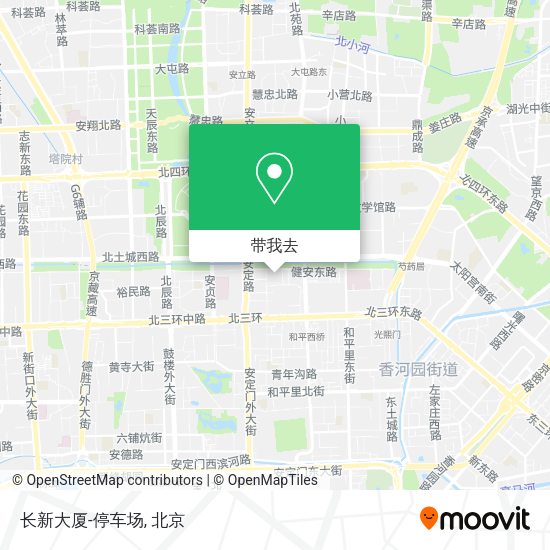 长新大厦-停车场地图