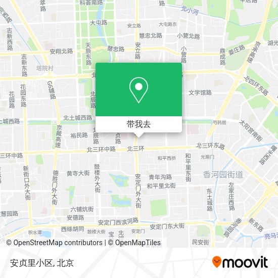 安贞里小区地图