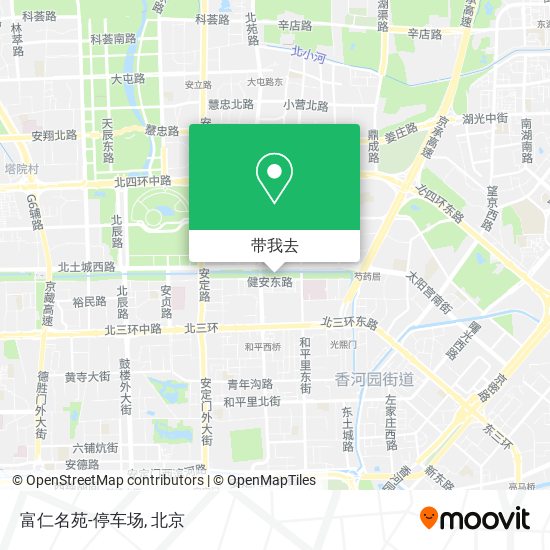 富仁名苑-停车场地图